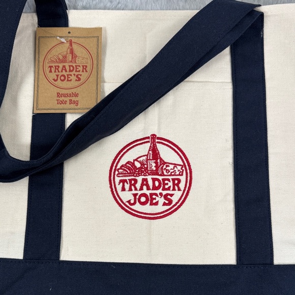 Trader Joe's Canvas Tote Bag - Picture 3 of 8
